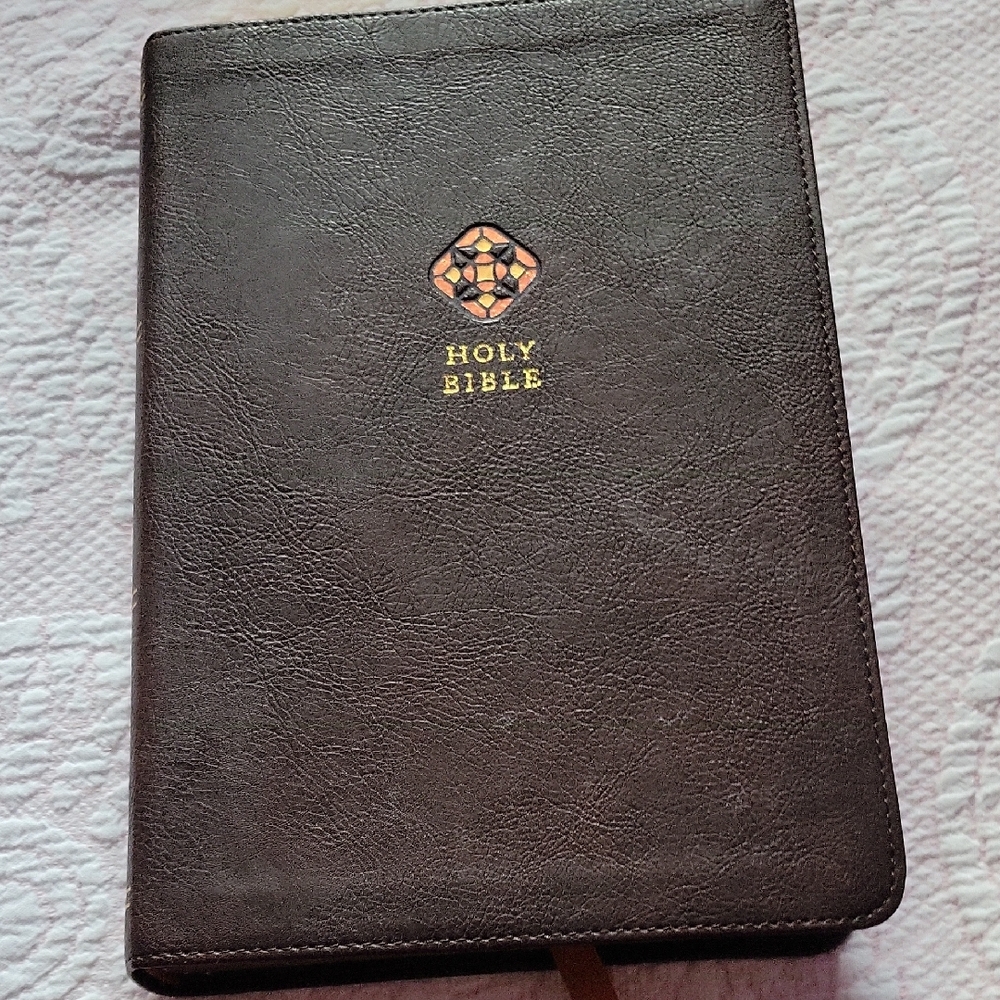 Brown Leather Holy Bible